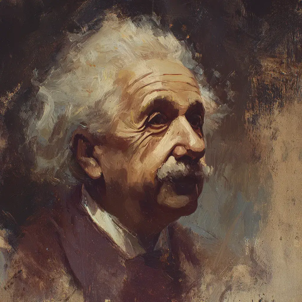 Illustration of Albert Einstein